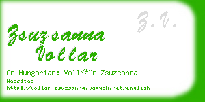 zsuzsanna vollar business card